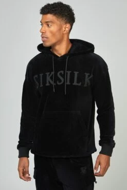 SikSilk Applique - Hoodie - Black