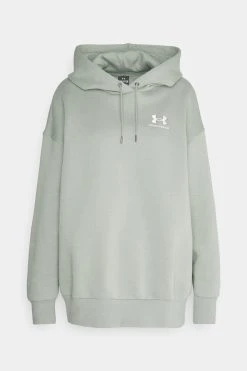 Under Armour Essential Hoodie - Hoodie - Grove Green/White -Gant shop 8c7b18d628e7415f8705402934d39d9c scaled