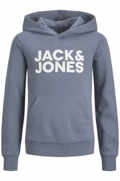 Jack & Jones Junior Jjecorp Logo- Hoodie - Flint Stone -Gant shop 8cdc875703474782b3e60790c927efe4 scaled