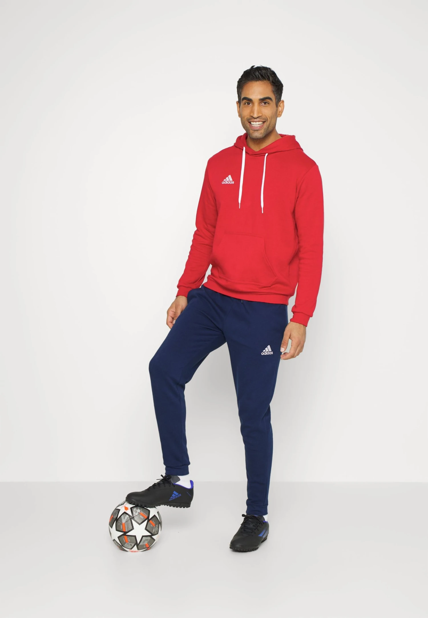 ADIDAS PERFORMANCE Entrada Hoody - Hoodie - Team Power Red 4 ADIDAS PERFORMANCE Entrada Hoody - Hoodie - Team Power Red - Bilde 2