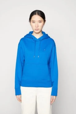 Gant Icon Essential Hoodie - Hoodie - Lapis Blue