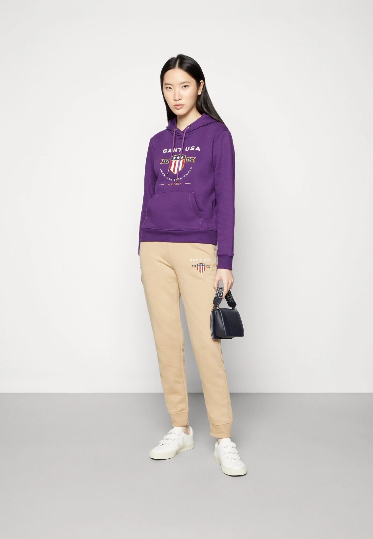 Gant Banner Shield Hoodie - Sweatshirt - Eggplant Purple 4 Gant Banner Shield Hoodie - Sweatshirt - Eggplant Purple - Bilde 2