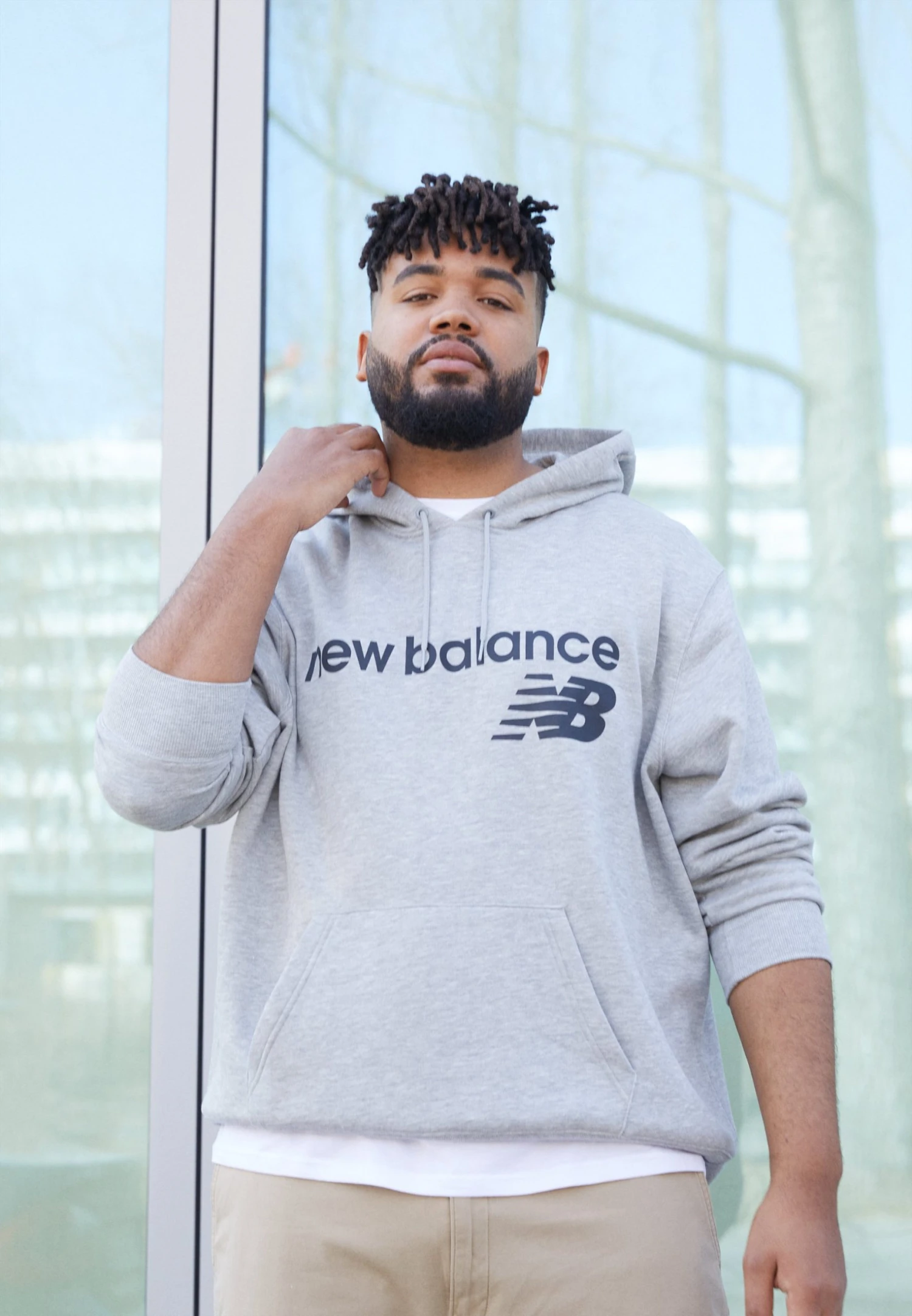 New Balance Classic Core Hoodie - Sweatshirt - Athletic Grey 5 New Balance Classic Core Hoodie - Sweatshirt - Athletic Grey - Bilde 3