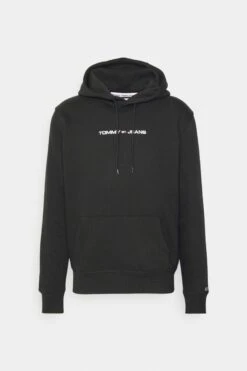 Tommy Jeans Linear Hoodie - Sweatshirt - Black -Gant shop 8e83047acef346999505aeb0f504e58d scaled