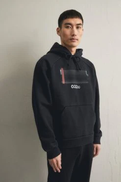 032c Low Hoodie - Sweatshirt - Black