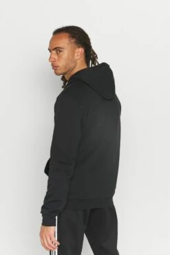 Adidas Sportswear Feelcozy- Hoodie - Black/White -Gant shop 9078a9e1c9df48ccb3d27d7a517ead63 scaled