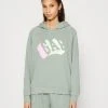 GAP Boyfriend Logo Hoodie - Sweatshirt - Sage -Gant shop 90a52e57ce0443cc802f108ca57c1659