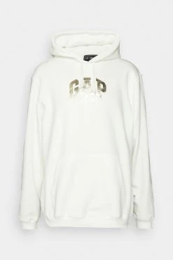 GAP Logo Hoodie Unisex - Sweatshirt - New Off-White
