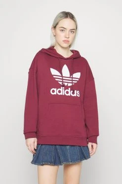 Adidas Originals Trefoil- Hoodie - Shadow Red