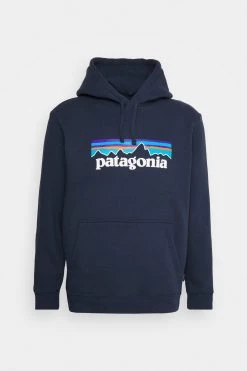 Patagonia Logo Uprisal - Hoodie - Marine