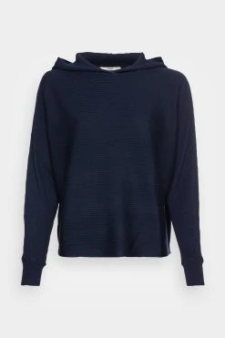 ESPRIT Hoodie - Strikkegenser - Navy