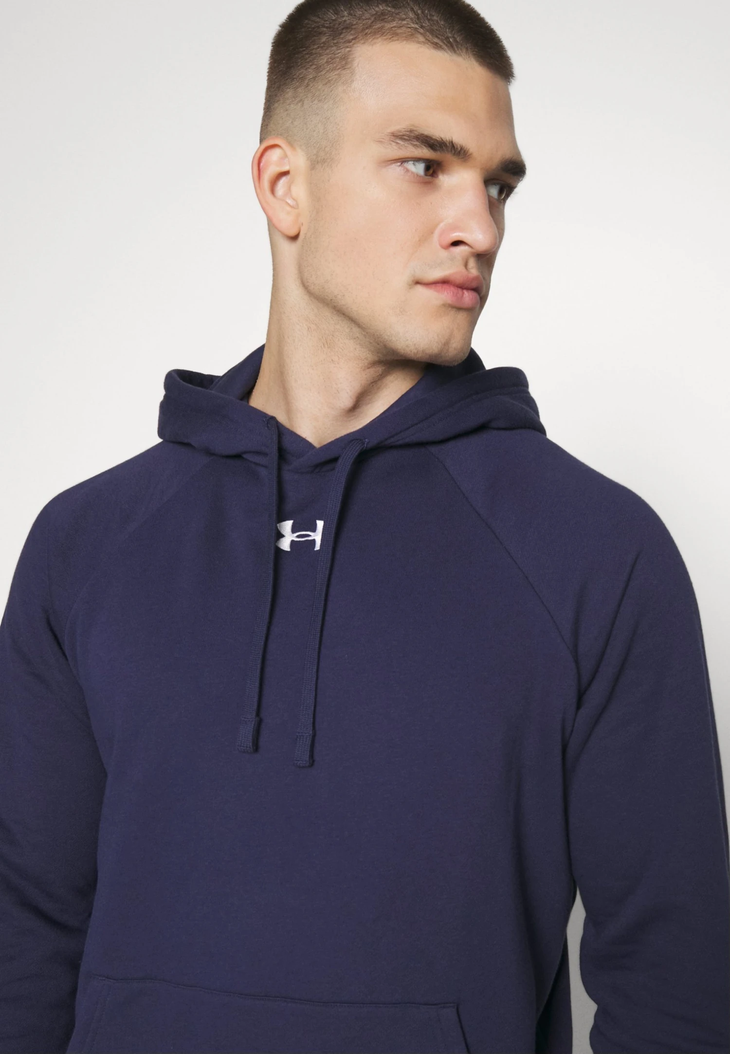 Under Armour Rival Hoodie - Hoodie - Midnight Navy/White 9 Under Armour Rival Hoodie - Hoodie - Midnight Navy/White - Bilde 7