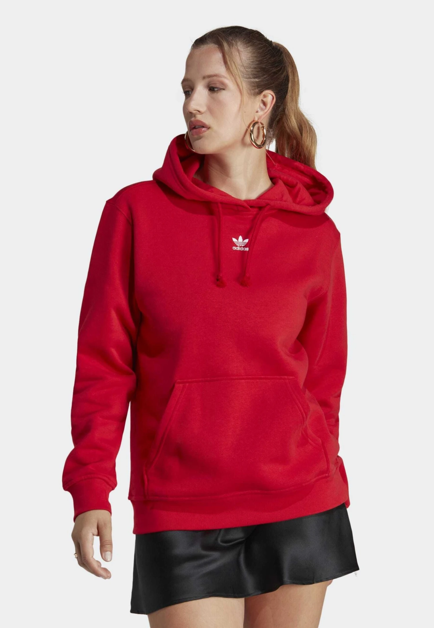 Adidas Originals Adicolor Essentials Hoodie - Hoodie - Better Scarlet 3 Adidas Originals Adicolor Essentials Hoodie - Hoodie - Better Scarlet