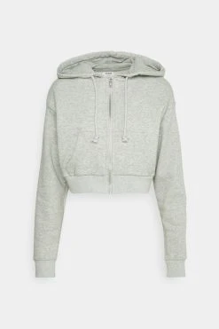 COTTON ON Classic Cropped Zip Through Hoodie - Sweatjakke - Grey Marle -Gant shop 96550695dd014832b1cfe4bf0f17d436 scaled