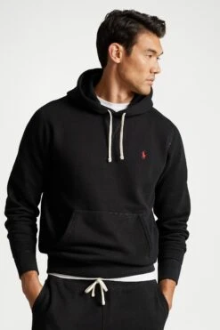 Polo Ralph Lauren The Cabin Fleece Hoodie - Sweatshirt - Black