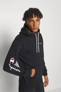Champion Classic Hooded Half Zip - Hoodie - Black -Gant shop 9698db99344a4c1591c8b0633fc00c91 scaled