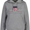 Gant Rel Archive Shield - Hoodie - Grey Melange -Gant shop 96f366f298484c2ea3c0a5664ebd1b56