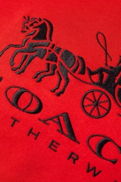 Coach Evergreen Horse And Carriage Hoodie - Hoodie - Sport Red -Gant shop 9741eeee11994a65861984a74502d65c scaled