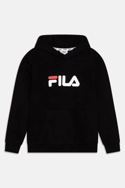 Fila Sande Classic Logo Hoody Unisex - Hoodie - Black