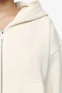 Pegador Valinda Zip Hoodie - Sweatjakke - Vintage Washed Unbleached Gum -Gant shop 9919b73227f04fdb915a1c2c0eb896b4 scaled