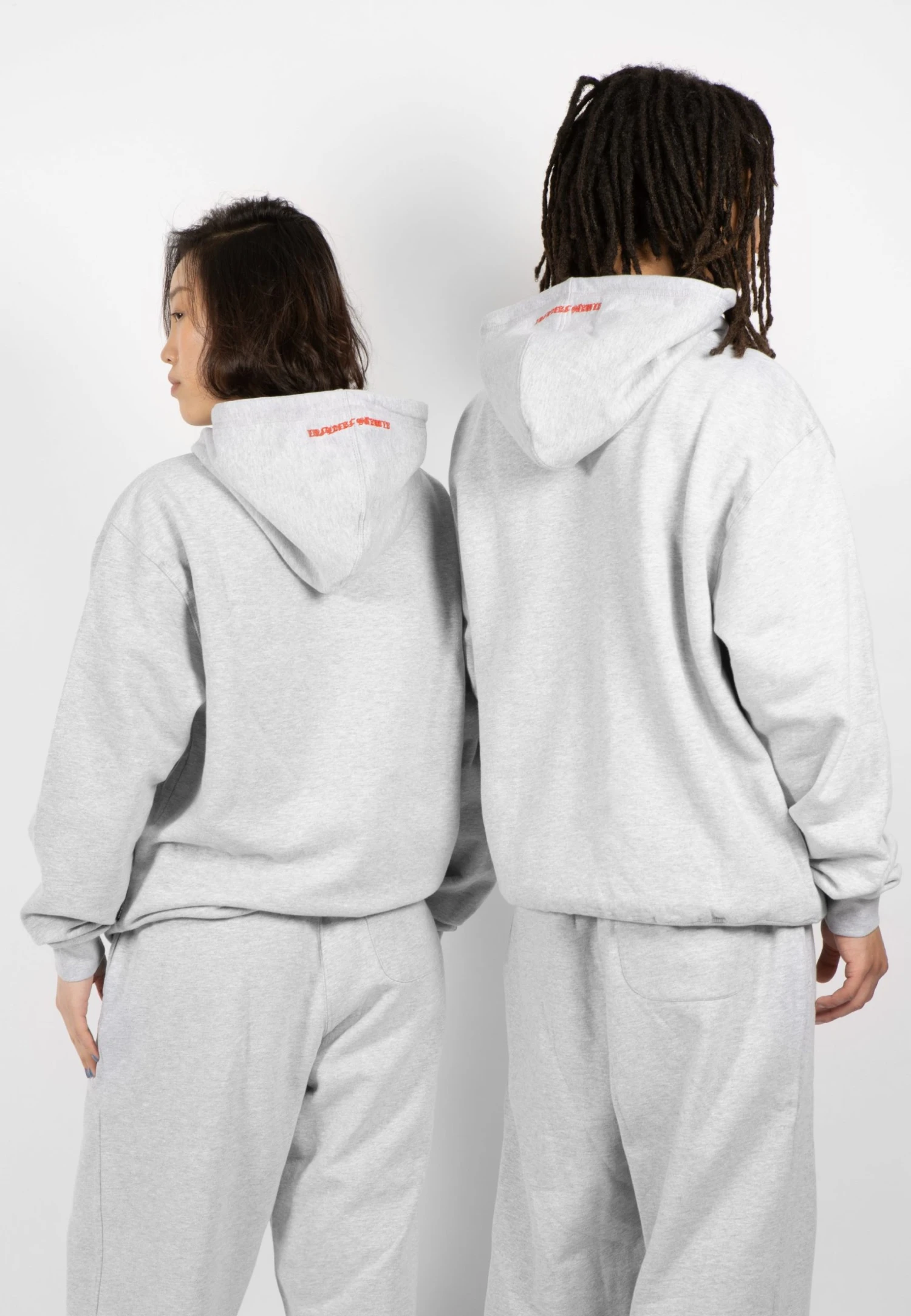 WASTED PARIS Kingdom Hoodie Unisex - Sweatshirt - Ash Grey 5 WASTED PARIS Kingdom Hoodie Unisex - Sweatshirt - Ash Grey - Bilde 3