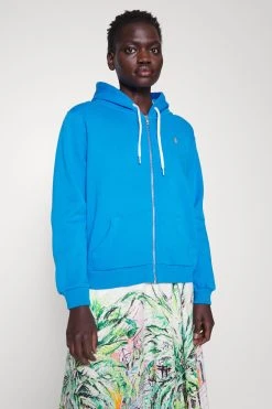 Polo Ralph Lauren Full Zip Hoodie - Sweatjakke - Glacier Turquoise -Gant shop 9a7109c58db248bc8754a30304a30b48 scaled