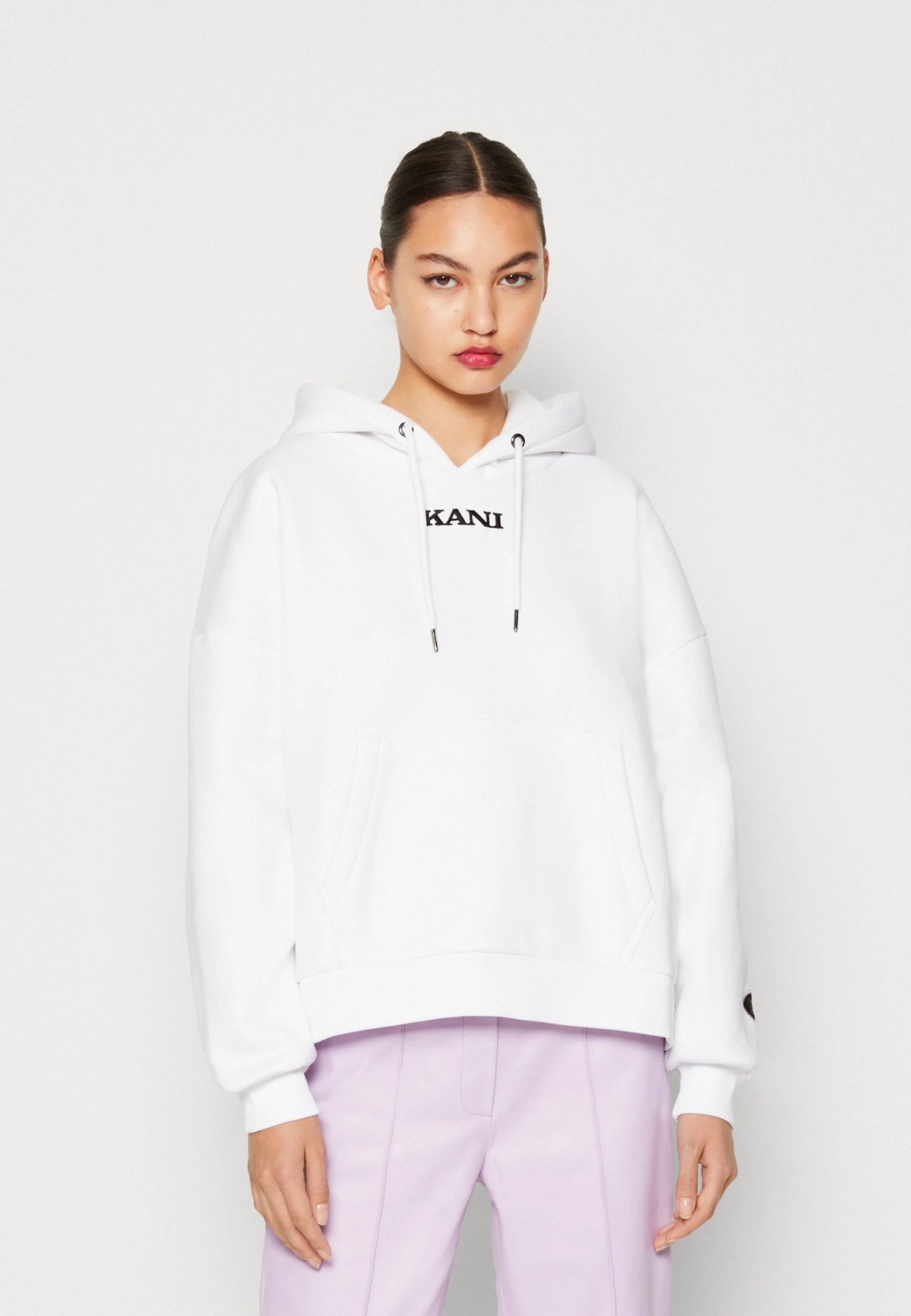 Karl Kani Small Retro Hoodie - Sweatshirt - White 5 Karl Kani Small Retro Hoodie - Sweatshirt - White - Bilde 3