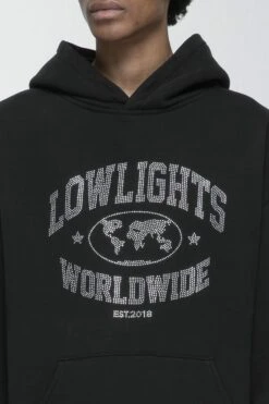 Low Lights Studios Hoodie Rhinestones Unisex - Hoodie - Black -Gant shop 9bffc6474b7c425fa9d5259c959f23ec scaled