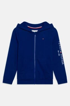 Tommy Hilfiger Essential Zipthrough Hoodie Unisex - Sweatjakke - Navy Voyage