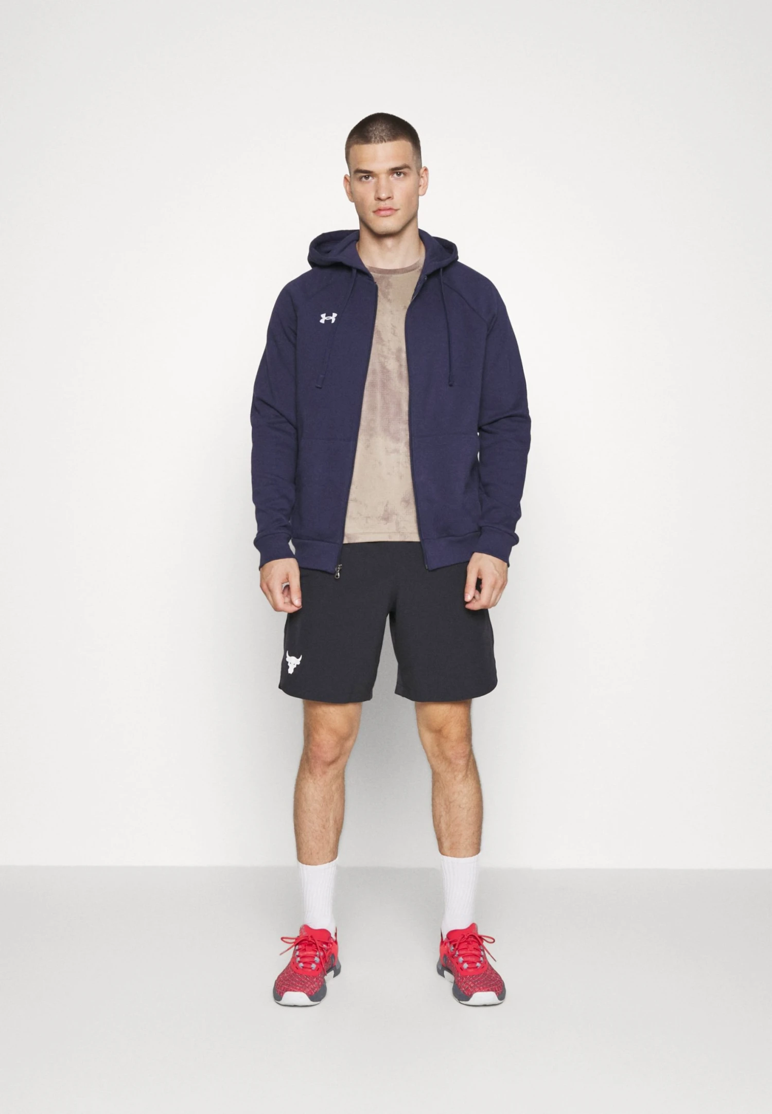 Under Armour Rival Hoodie - Sweatjakke - Midnight Navy/White 7 Under Armour Rival Hoodie - Sweatjakke - Midnight Navy/White - Bilde 5