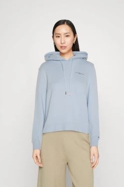 Tommy Hilfiger Mini Corp Logo Hoodie - Sweatshirt - Breezy Blue