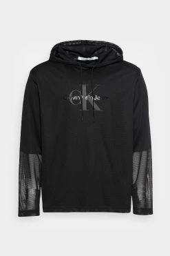 Calvin Klein Jeans Monologo Doublelayer Hoodie Unisex - Topper Langermet - Black -Gant shop a110bb5d096e4f1fb3adf01ff04b4dd9 scaled