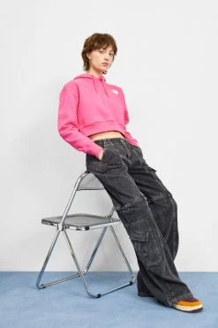 The North Face Trend Crop Hoodie - Hoodie - Pink Glo -Gant shop a13ac3160e31463ba6045719a13dbd79 scaled