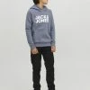 Jack & Jones Junior Jjecorp Logo- Hoodie - Flint Stone
