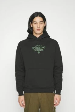 Les Deux Sporting Goods Hoodie - Sweatshirt - Black/Vineyard Green