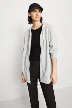 Aerie Full Zip Hoodie - Sweatjakke - Medium Heather Gray -Gant shop a3bbb9fb2c9f4695aafc40c744847fcf scaled
