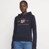 Gant Archive Shield Hoodie - Hoodie - Evening Blue -Gant shop a3c85d229ae4491d812de1cc73258e1a