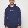 Nike Performance Club Hoodie - Hoodie - Midnight Navy/White -Gant shop a3fbafb8e4124450ac401cf937426c7d