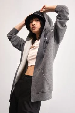 The North Face Open Gate Full Zip Hoodie - Sweatjakke - Medium Grey Heather