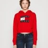 Tommy Jeans Center Flag Hoodie - Strikkegenser - Deep Crimson 1 Tommy Jeans Center Flag Hoodie - Strikkegenser - Deep Crimson -Gant shop a63a773362984e6394b9d5a7622ce5a3