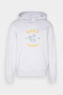 Makia Crowned Hooded Unisex - Hoodie - Light Grey -Gant shop a63afbe6149a4c62bb7aea8a5837fcbd scaled