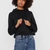 Vero Moda Vmnatalia Drawstring Hood- Hoodie - Black -Gant shop a766373e71474ef18dcbee13e1da9784