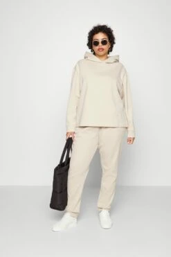 Alternative view of Calvin Klein Micro Logo Hoodie - Sweatshirt - White Clay