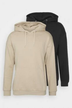 Pier One 2 Pack - Hoodie - Black/ Beige -Gant shop a84a4ef05979475782ac39c6c8ef241b scaled