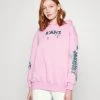 Karl Kani Retro Long Fit Hoodie - Hoodie - Pink -Gant shop a856ab83cdc4455fa0eb6987b28001e2