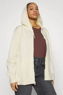 Nike Sportswear Club Hoodie - Sweatjakke - Coconut Milk/Black -Gant shop a88e208c1ce1418e8d663af5e9f48452 scaled