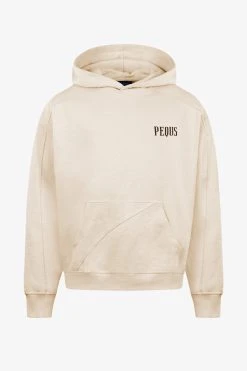 Pequs Split Hoodie Unisex - Hoodie - Cream -Gant shop a954a10bb4dd4b15bb81ffb1366a99a4 scaled