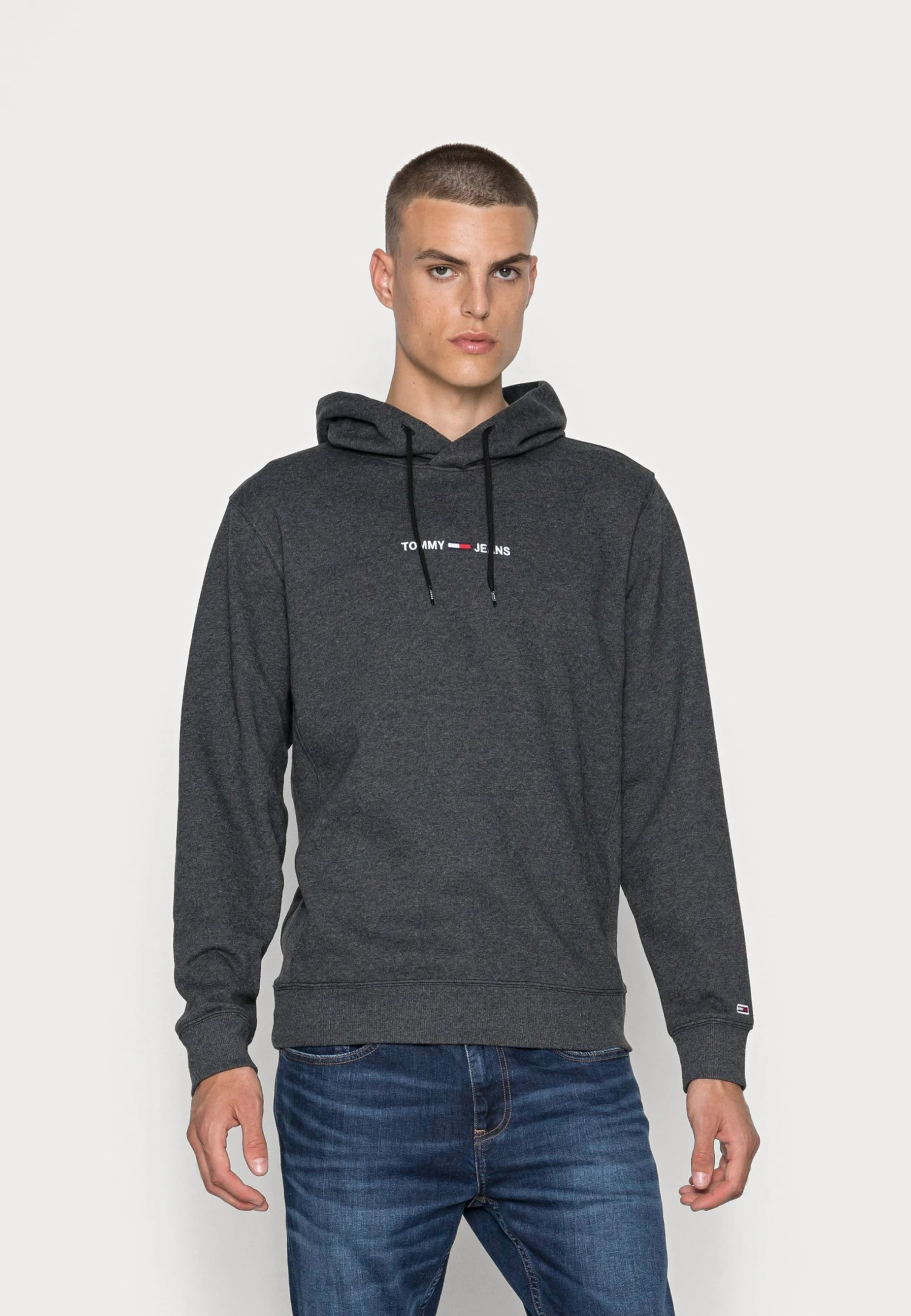 Tommy Jeans Straight Logo Hoodie - Hoodie - Black 3 Tommy Jeans Straight Logo Hoodie - Hoodie - Black