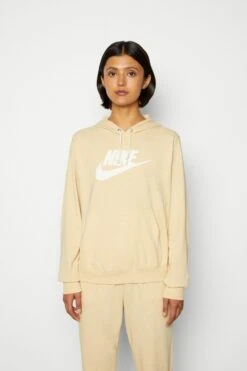 Nike Sportswear Gym Easy - Hoodie - Sesame/White
