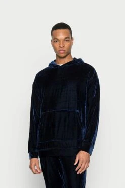 YOURTURN Festive Hoodie Unisex - Hoodie - Dark Blue